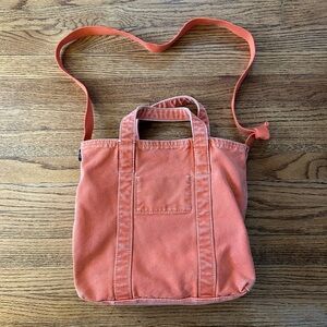 GAP Orange Canvas Tote Bag